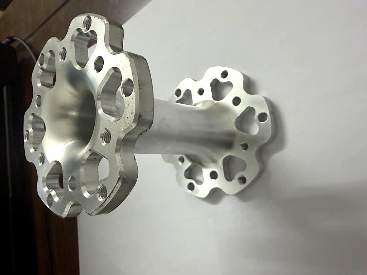 Finned Aluminium Rotor Housing — 38 Fins, 0.9 mm Walls — 2